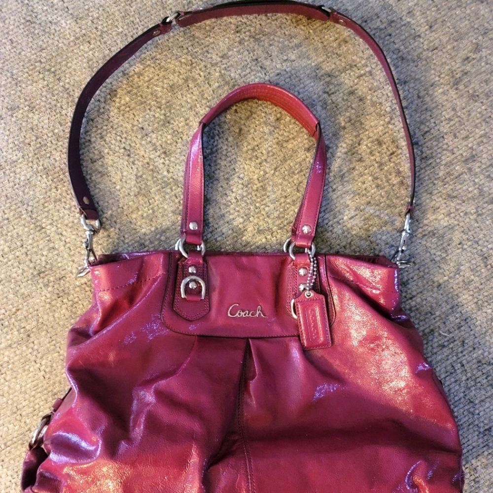 Pink Coach bag satchel